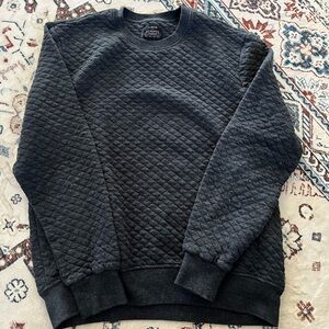 J. Crew quilted sweatshirt